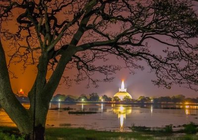 Night view of Anuradhapura - Sri Lanka